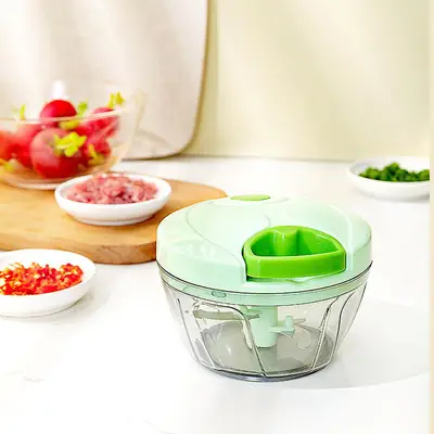 High Quality 500ML Manual Pull Chopper – Hand Pull Food Processor, Vegetable & Garlic Cutter thumbnail 5