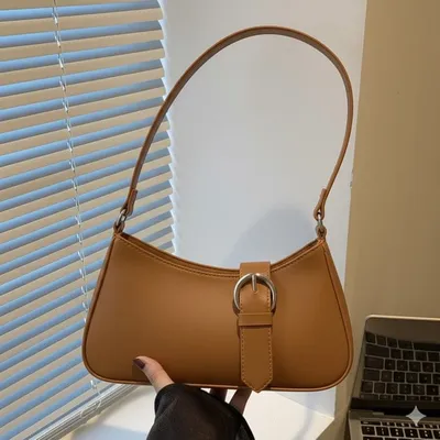 Women's Rexine Plain Shoulder Bag thumbnail 2