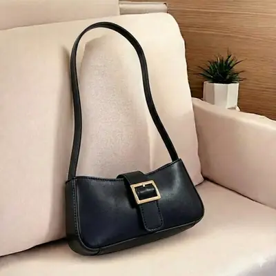 Women's Rexine Plain Shoulder Bag