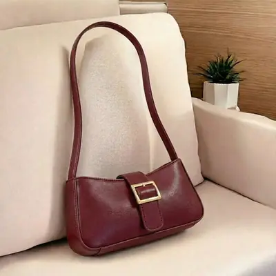 Women's Rexine Plain Shoulder Bag thumbnail 3