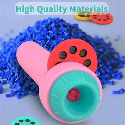 HD Projection Flashlight for Kids 90° Rotating Animal Patterns thumbnail 2