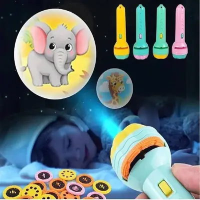 HD Projection Flashlight for Kids 90° Rotating Animal Patterns thumbnail 4