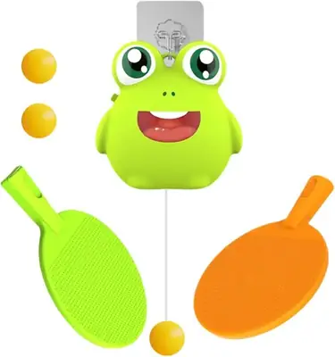 Kids Table Tennis Hanging Ball Training Set – Indoor Ping Pong Practice Game with Paddles & Balls for Children thumbnail 4