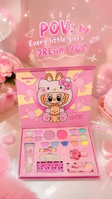 "Make up Toy For Kids pretend Play Make Up Set Safety Non-Toxic Makeup Kit Toy For Girls"
