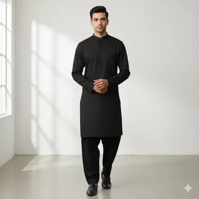 Men’s Unstitched Boski Plain Suit