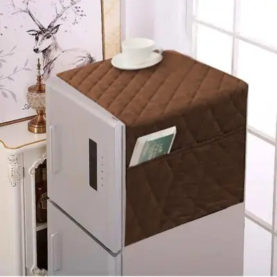 1 Pc Cotton Embroidered Fridge Liner Mat