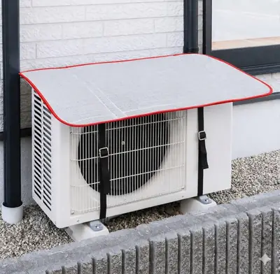 Silver Outdoor Waterproof AC Cover 36 x16 Inch thumbnail 2