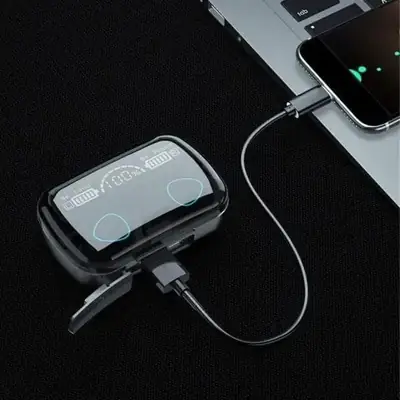 Black Long-Lasting Battery With Fast Charge 10 Earbuds thumbnail 6