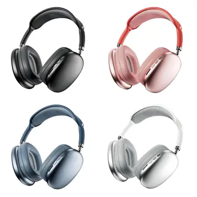 Latest Black Headphone P9 Bluetooth Wireless with ABS Plastic thumbnail 5