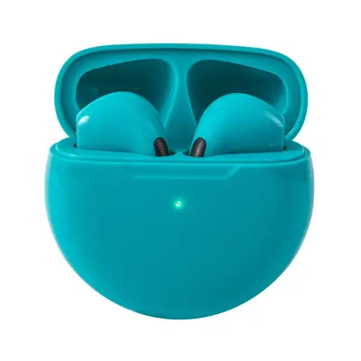 Pro 6 Hi-Fi Wireless Airbuds 5.0 Bluetooth Earphone Slim small size with Charging Case White thumbnail 4