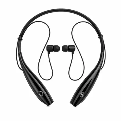 Bluetooth Neckband Wireless Earphones with Built-in Microphone, Magnetic Earbuds & Hands-Free Calling – HBS-730