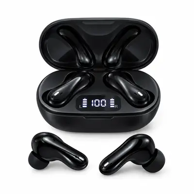True Wireless Earbuds – Bluetooth 5.3, Hi-Fi Sound, Clear Calls & LED Battery Display
