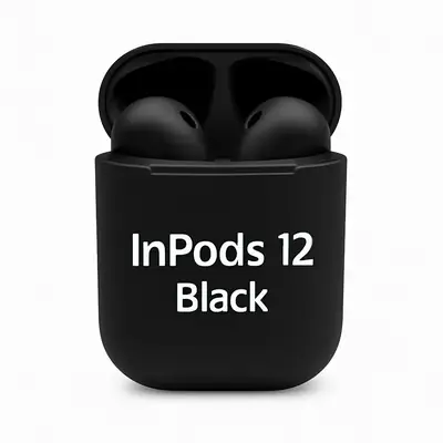 New inpods Black TWS Wireless Earbuds – Bluetooth Earphones