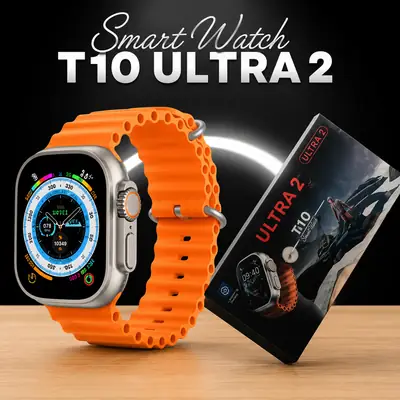 T10 Ultra 2 Smart Watch, T10 Ultra Smart Watch with 2.09 Infinite Display, T10 Ultra 2 Smart Watch, T10 Ultra 2 with Straps, 49MM Dial Size, Built-in Games, Bluetooth Calling, Smartwatch, T10 Ultra Smart Watch Latest Model, Smart WAtch, Touch Screen Watch thumbnail 3