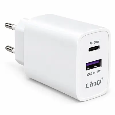 Linq PD 20W + QC 3.0 Fast Wall Charger