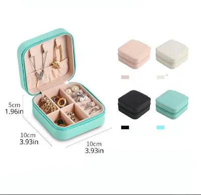Stylish Multi-Color Jewelry Box for Home & Travel thumbnail 2