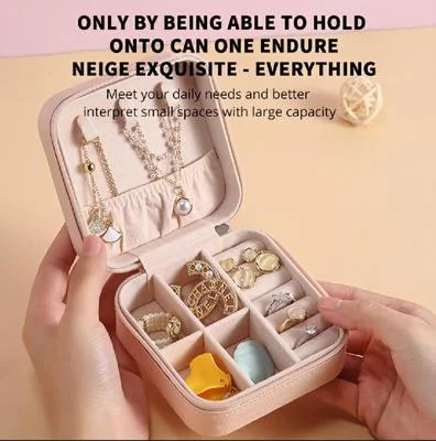 Stylish Multi-Color Jewelry Box for Home & Travel thumbnail 3