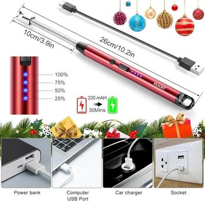 Flameless Plasma Lighter Black Windproof USB Charge thumbnail 4