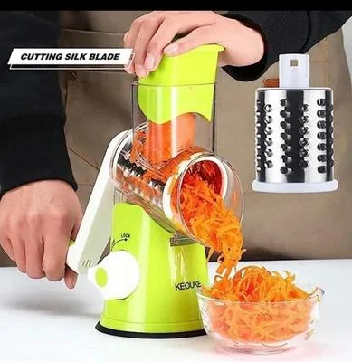 Manual Kitchen Grater with 3 Stainless Steel Blades thumbnail 8