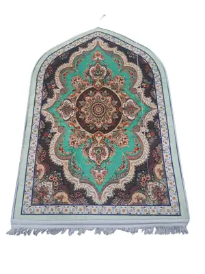 Velvet Printed Prayer Mat thumbnail 4