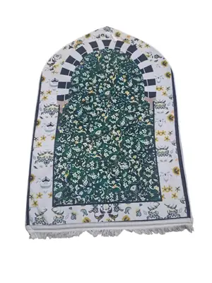 Velvet Printed Prayer Mat thumbnail 8