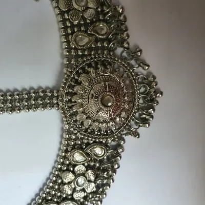 Antique Design Silver Plated Nagina Matha Patti thumbnail 2