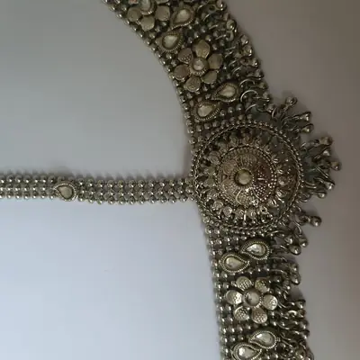 Antique Design Silver Plated Nagina Matha Patti thumbnail 3