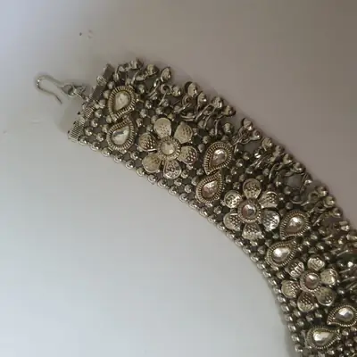 Antique Design Silver Plated Nagina Matha Patti thumbnail 5