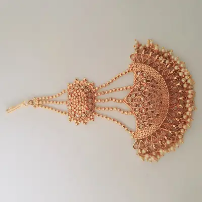 Noratan Design Gold Plated Kundan Jhumar