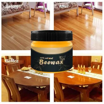 Beewax Furniture Polish – Natural Wood Polish & Shine Wax for Wooden Furniture, Cabinets & Tables thumbnail 4
