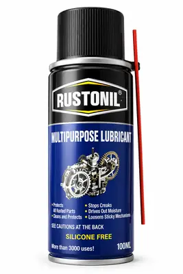 Anti Rust Remover Spray 100ml – Multipurpose Lubricant Rust Protection, Rust Remover & Metal Cleaner