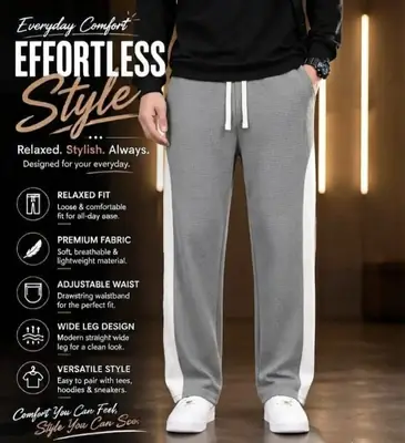 1 Pc Men's Dri Fit Plain Trouser