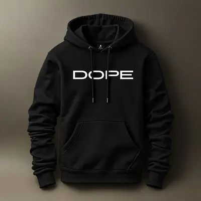 1 Pc Men's Fleece Printed Hoodie
