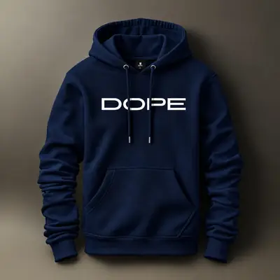 1 Pc Men's Fleece Printed Hoodie