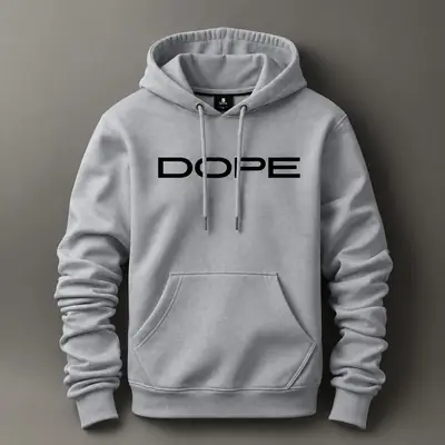 1 Pc Men's Fleece Printed Hoodie