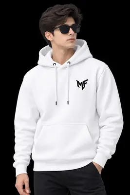 1 Pc Men's Fleece Printed Hoodie