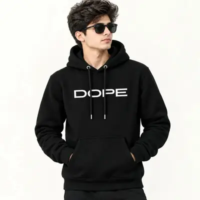 1 Pc Men's Fleece Printed Hoodie