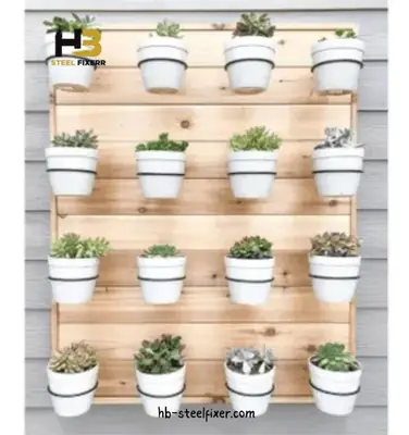 Heavy-Duty Wall-Mounted Flower Pot Stand