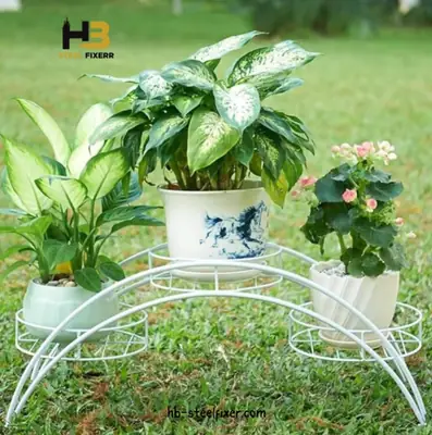 Bridge Planter v1 – Arched Metal Plant Holder