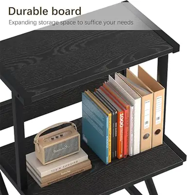 3 Tier Printer Stand | Desktop Storage Rack | Wooden Printer Table | Office Organizer Shelf | Computer Desk Storage Rack | Home & Office Furniture thumbnail 6
