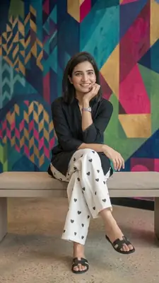 2 Pcs Women's Stitched Cotton Lawn Block Printed Shirt And Trouser thumbnail 2