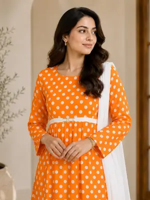 3 Pcs Women's Stitched Cotton Lawn Printed Suit