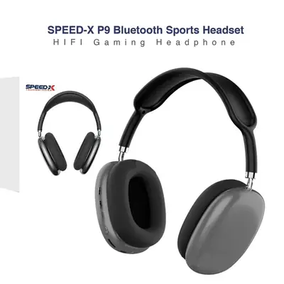 P9 Wireless Bluetooth Headset with HD Sound, Built-in Mic & Rechargeable Battery