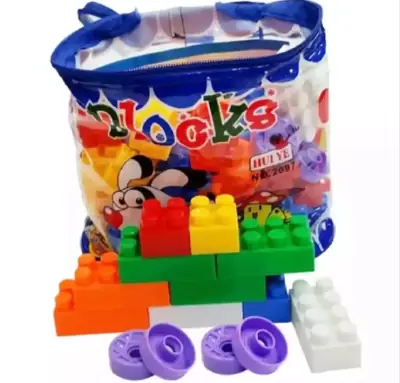 Girl's Plastic Building Blocks