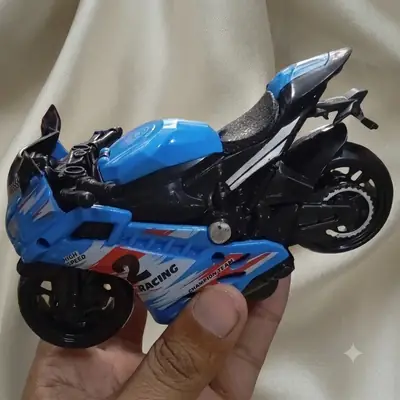 Boy's Plastic Police Motorbike Toy thumbnail 3