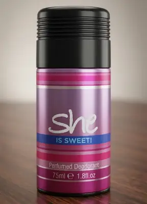 She Is Sweet! Perfumed Deodorant Spray – 75ml Playful Everyday Scent