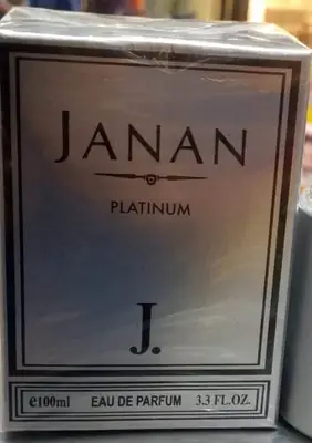 Janan Platinum by J. (100ml) Modern Citrus, Spicy & Incense Men's Perfume thumbnail 2