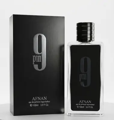 Afnan 9 PM Black (Eau de Parfum) for Men – 100ml | Long-Lasting Amber Vanilla Fragrance thumbnail 2
