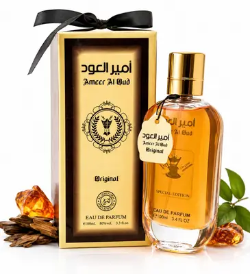 Ameer Al Oud Original Eau De Parfum 100ml | Long Lasting Arabic Perfume for Men & Women | Luxury Oud Fragrance | Premium Imported EDP | Best Gift Perfume | Strong & Fresh Scent