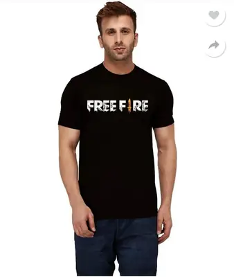 1 Pc Men's Cotton Printed T-Shirt